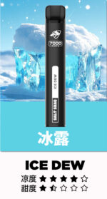 鯊克 SALT SHAQ 7000口拋棄式電子煙 熱賣小黑條 續航持久口味多樣輕巧便攜