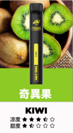 鯊克 SALT SHAQ 7000口拋棄式電子煙 熱賣小黑條 續航持久口味多樣輕巧便攜