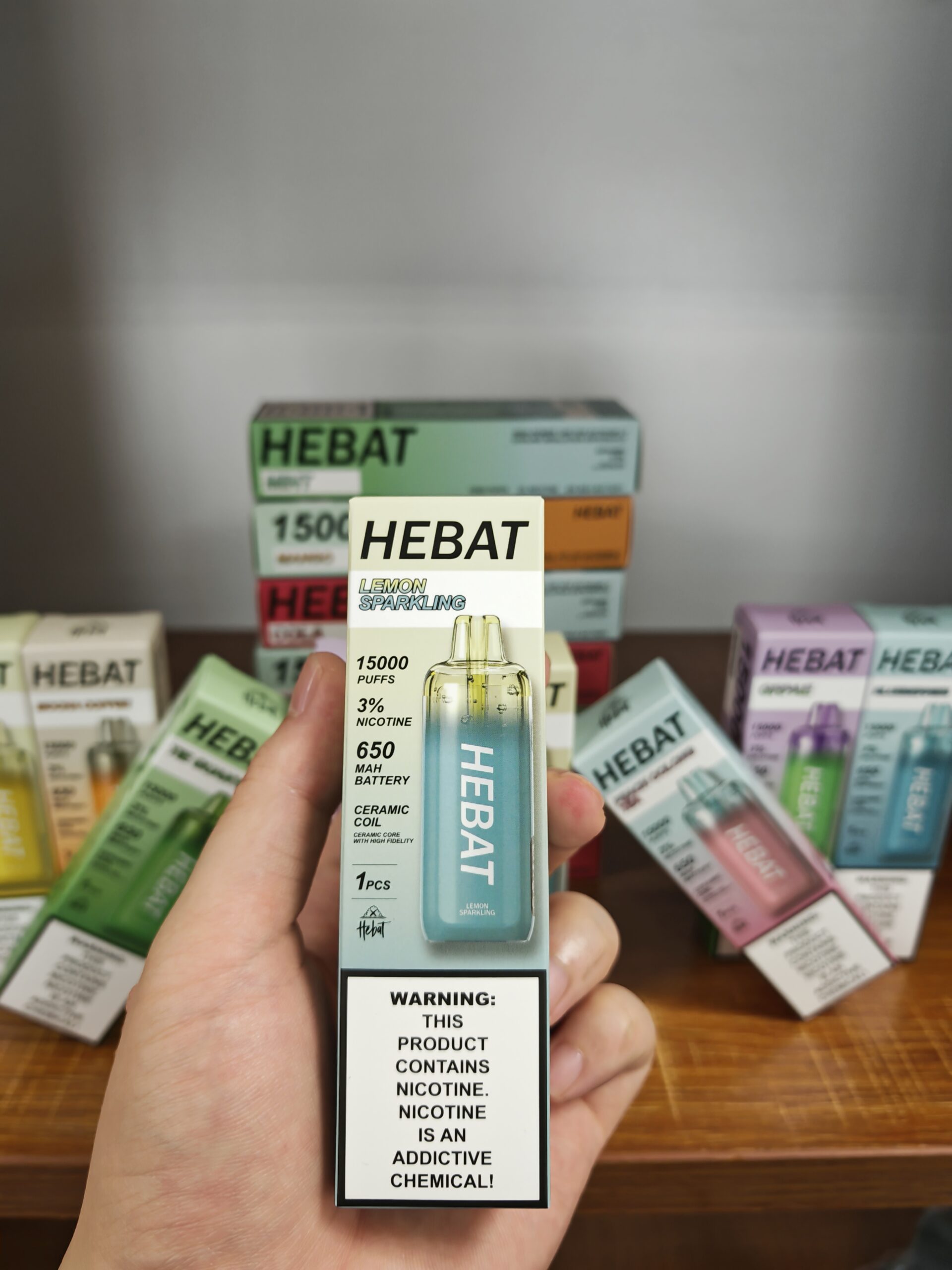 HEBAT 15000 Puffs 拋棄式電子菸推薦|15 款口味|台灣現貨 3 HEBAT 15000 Puffs 拋棄式電子菸 細節特寫